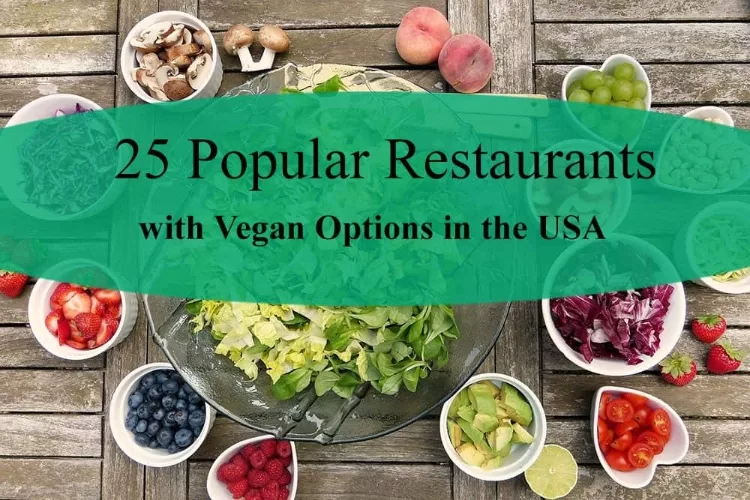 25 Popular Chain Restaurants with Vegan Options in the USA