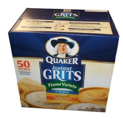 Instant Grits Variety 50 Pack By Quaker