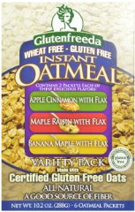 Instant Oatmeal Variety Pack by Glutenfreeda's