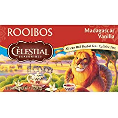 Celestial Seasonings African Red Herbal Tea, Rooibos Madagascar Vanilla