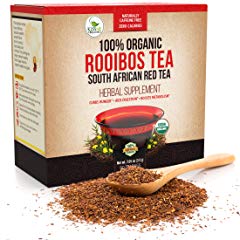 Organic Rooibos Tea Bags Caffeine Free South African Red Tea Detox