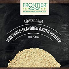Frontier Co-op Broth Powder, Vegetable Flavored