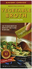 Savory Choice Liquid Reduced Sodium Vegetable Broth Concentrate